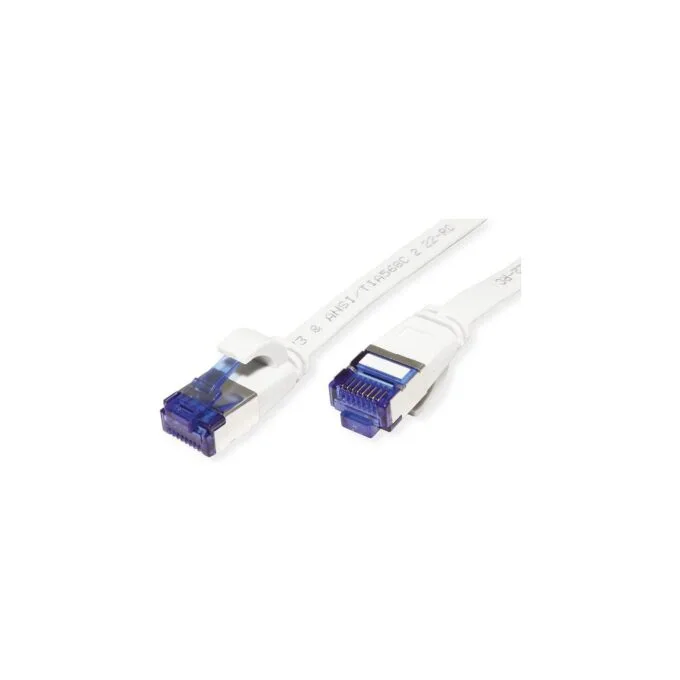 VALUE Patchkabel Cat.6A (Class EA) FTP. extra-flach. wei. 1 m — image 2