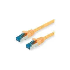 VALUE Patchkabel Cat.6A (Class EA) S FTP (PiMF). LSOH. gelb. 0.3 m