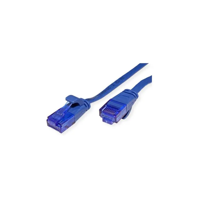 VALUE Patchkabel Cat.6A (Class EA) UTP. extra-flach. blau. 1 m — image 2