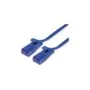 VALUE Patchkabel Cat.6A (Class EA) UTP. extra-flach. blau. 1.5 m