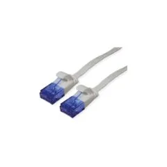 VALUE Patchkabel Cat.6A (Class EA) UTP. extra-flach. grau. 1.5 m