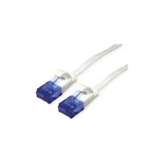 VALUE Patchkabel Cat.6A (Class EA) UTP, extra-flach, wei, 2 m