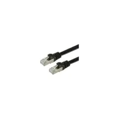 VALUE Patchkabel Kat.6 Class E FTP extra-flach schwarz 5m