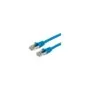 VALUE Patchkabel Kat.6 Class E S FTP PiMF LSOH blau 7m