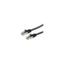 VALUE Patchkabel Kat.6 Class E S FTP PiMF LSOH schwarz 10m