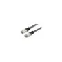 VALUE Patchkabel Kat.6 Class E S FTP PiMF schwarz 1m