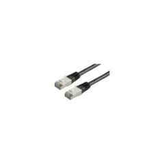 VALUE Patchkabel Kat.6 Class E S FTP PiMF schwarz 7m