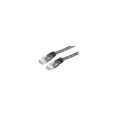 VALUE Patchkabel Kat.6 Class E UTP schwarz 2m