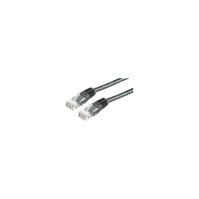 VALUE Patchkabel Kat.6 Class E UTP schwarz 2m — image 1