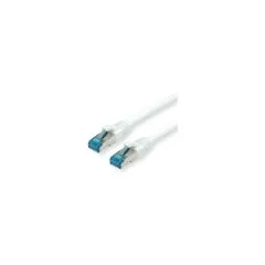 VALUE Patchkabel Kat.6A Class EA S FTP PiMF LSOH weiss 0,5m