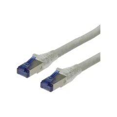 VALUE Patchkabel Kat.6A Class EA S FTP PiMF Massivdraht LSOH grau 70m