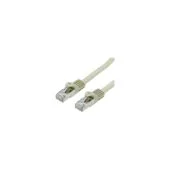 VALUE S FTP-Kabel Kat.7mit RJ-45 Steckern 500mHz Class EA grau 1m