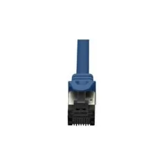 VALUE S FTP-(PiMF-) Patchkabel Cat.8 (Class I), LSOH, Litzendraht, blau, 1 m