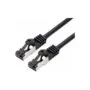 VALUE S FTP-(PiMF-) Patchkabel Cat.8 (Class I). LSOH. Litzendraht. schwarz. 1 m