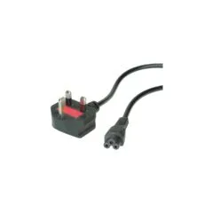 VALUE UK Netzkabel. 3pol. Notebook-Buchse. 3A. schwarz. 1.8 m