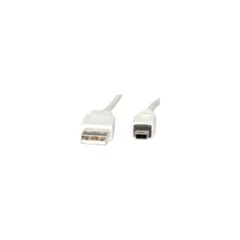 VALUE USB 2.0 Kabel Typ A - 5-Pin Mini weiss 1.8m
