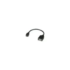 VALUE USB 2.0 Kabel USB 2.0 Typ Micro B - Typ A BU OTG 0.15m