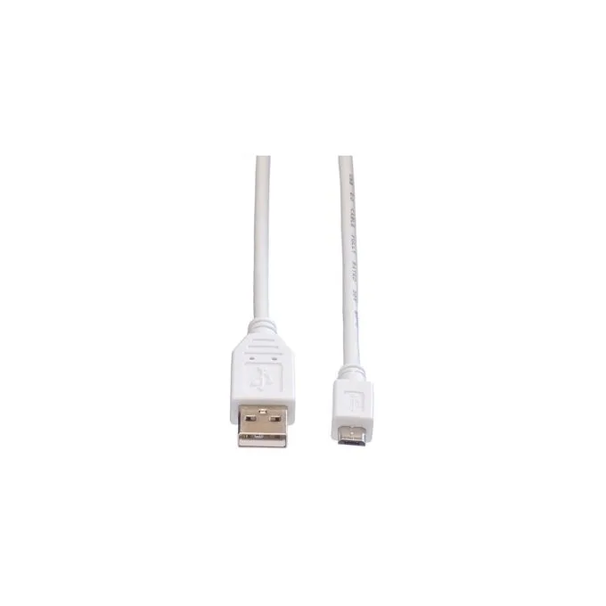 VALUE USB 2.0 Kabel. USB A ST - Micro USB B ST. wei. 0.15 m — image 2
