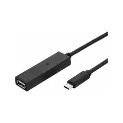 VALUE USB 2.0 Verlngerung, aktiv, mit Repeater, A-C, schwarz, 10 m