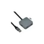 VALUE USB 3.2 Gen 1 Hub. 4 Ports (2x USB-A + 2x USB-C). mit Verlngerungskabel. 5 m
