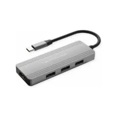 VALUE USB 3.2 Gen 1 Hub, 4fach, USB-C Anschlusskabel