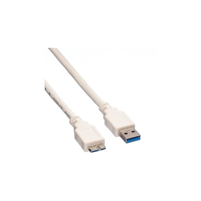 VALUE USB 3.2 Gen 1 Kabel. A ST - Micro B ST. wei. 0.15 m — image 2