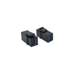 VALUE USB 3.2 Gen 1 Keystone Modul. Type A A. schwarz