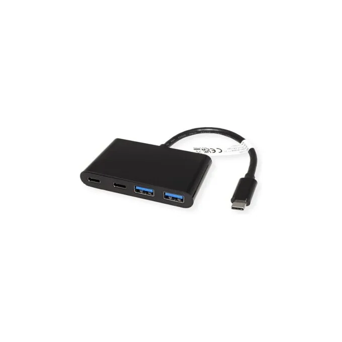 VALUE USB 3.2 Gen 2 Hub. 4fach (2x A+ 2x C). Typ C Anschlusskabel — image 2