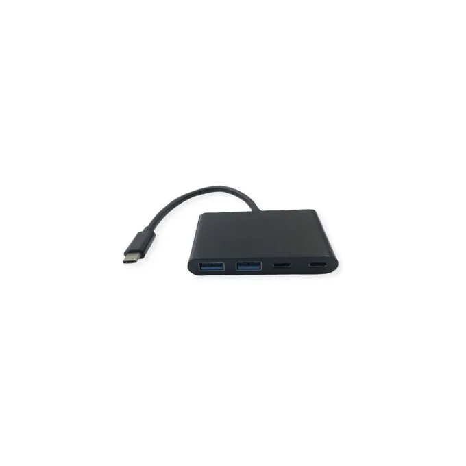 VALUE USB 3.2 Gen 2 Hub. 4fach (2x A+ 2x C). Typ C Anschlusskabel — image 3