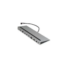 VALUE USB 3.2 Gen 2 Typ C Multiport Docking Station. 4K HDMI DP. VGA. USB. Card Reader. PD. LAN. Audio