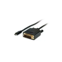 VALUE USB Typ C - DVI Adapterkabel. ST ST. 1 m