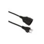 VALUE Verlngerungskabel T12 T13. schwarz. 3 m