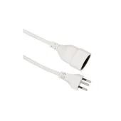 VALUE Verlngerungskabel T12 T13. wei. 5 m
