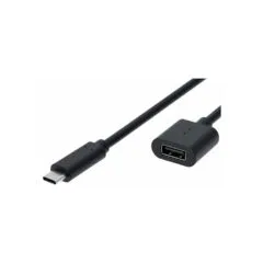 VALUE Video-Verlngerungskabel (DP Alt Mode) USB Typ C-C. ST BU. schwarz. 1.5 m