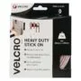VELCRO Klettband Extra Stark Selbstklebend. Haken & Flausch 50mm x 2.5m Wei