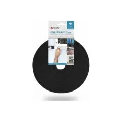 VELCRO ONE-WRAP Kabelflachverleger schwarz, einfach, 16 x 70 mm
