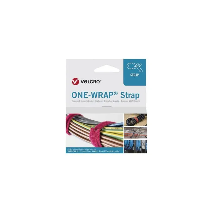 VELCRO One Wrap Strap 20mm x 200mm. 25 Stck. schwarz — image 1