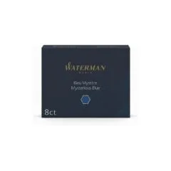 WATERMAN Tintenpatrone Stand. Myster Blue 8 Stück