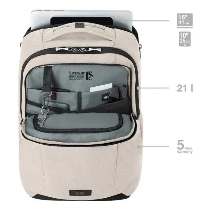 WENGER MX Professional 40.64cm 16Zoll Backpack Sand — image 4