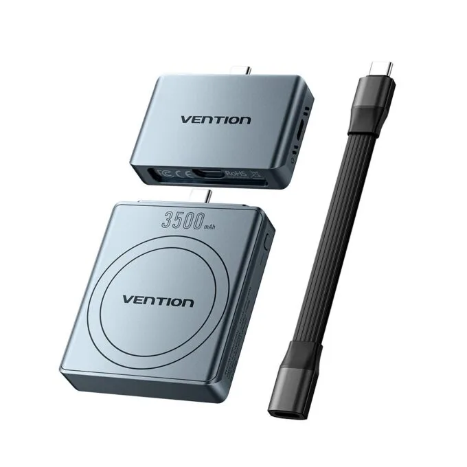 Vention MA Portable Plug & Play Cable-Free NVME Enclosure + 3500mAh PB TZ-KPXH0 — image 1