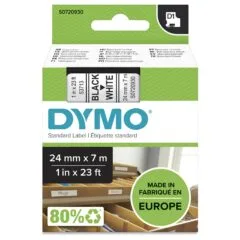 DYMO D1 Standard - Black on White - 24mm label-making tape
