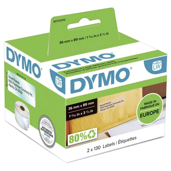 DYMO LW - Large Address Labels - 36 x 89 mm - S0722410 — image 2