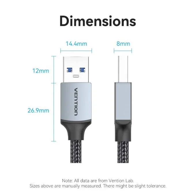 Vention Cable USB-A 3.0 M-M Braided 3.0m CTSHI — image 10
