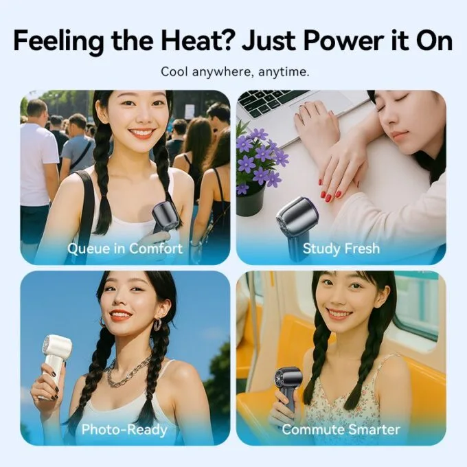 Vention Fan Portable & Adjustable High-Speed 13000 RPM with Display PBBV0 — image 10
