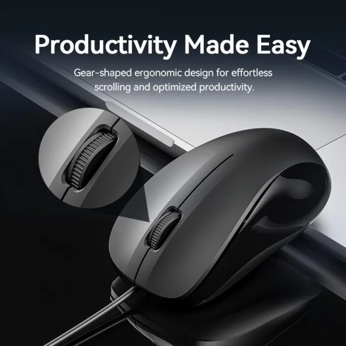 Vention Keyboard and Mouse Combo Wired Silent Slim Full Size KTYBG-EN — image 15