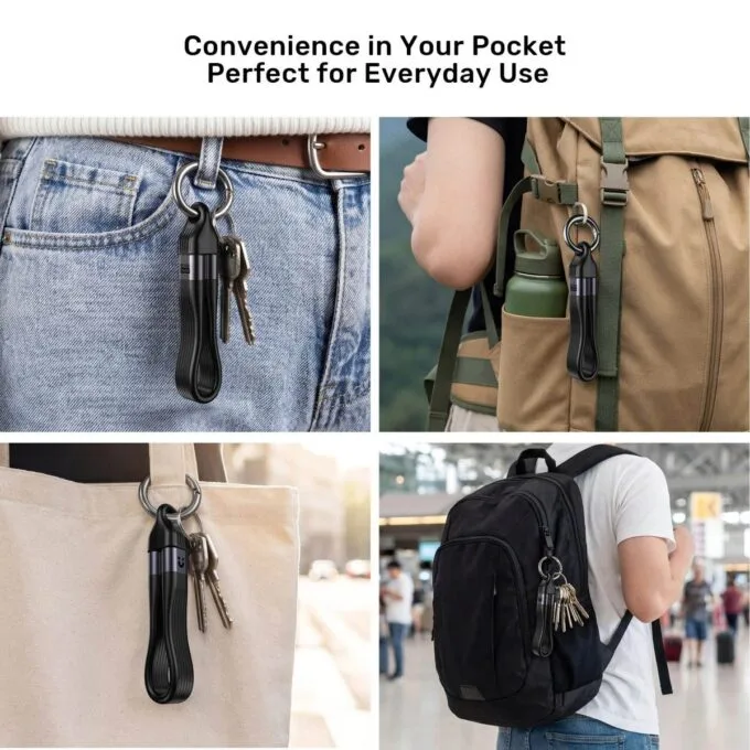 Unitek UC USB-C 4.0 M-M Cable & Keychain 0.13m 240W+40G+8K C14179A-0.13M — image 12