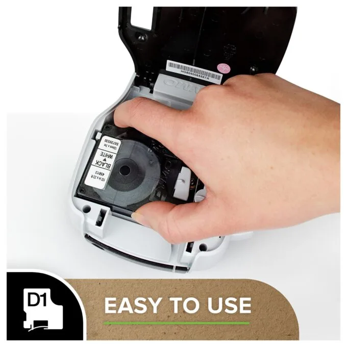 DYMO D1 Standard - Black on White - 6mm label-making tape — image 11