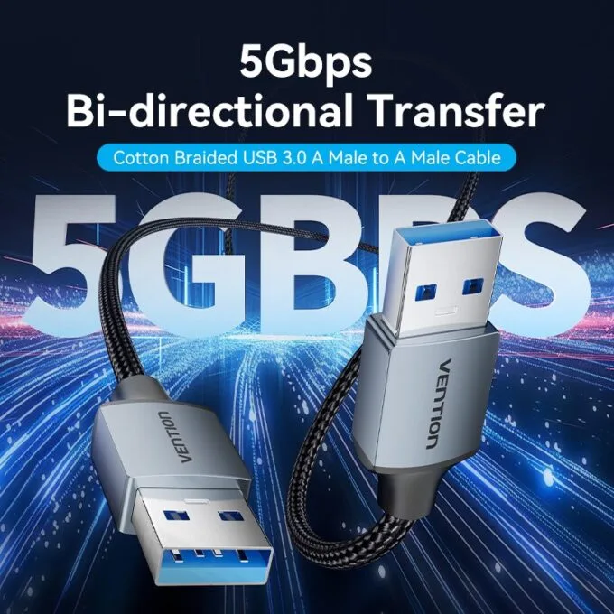 Vention Cable USB-A 3.0 M-M Braided 1.5m CTSHG — image 10