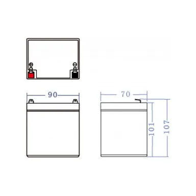Green Cell AGM45 UPS battery — image 12