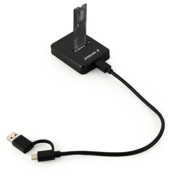 Gembird DD-U3M2 storage drive docking station — image 1